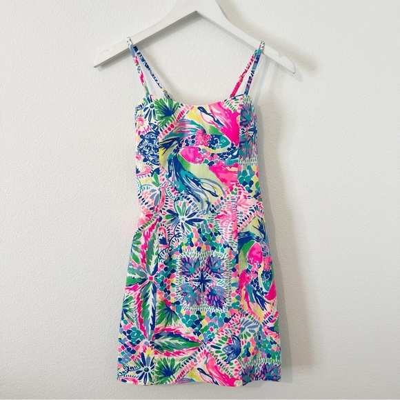 Lilly Pulitzer Dresses & Skirts - Lilly Pulitzer Shelli Shift Dress Dancing on the Deck Pink Size 00